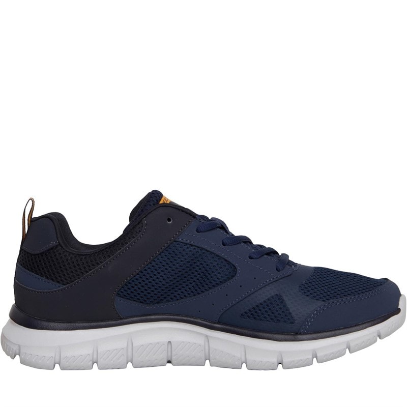 SKECHERS SPORT SKECHERS Mens Track Syntac Trainers Navy - Image 5