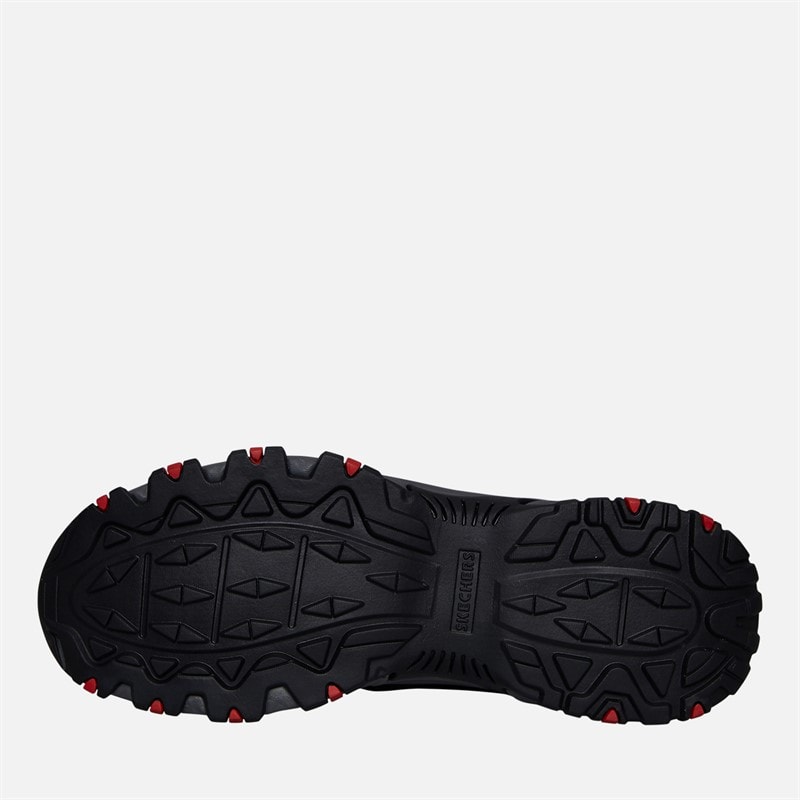 SKECHERS SPORT SKECHERS Mens Hillcrest Vast Adventure Trail Walking Shoes Black/Charcoal - Image 2