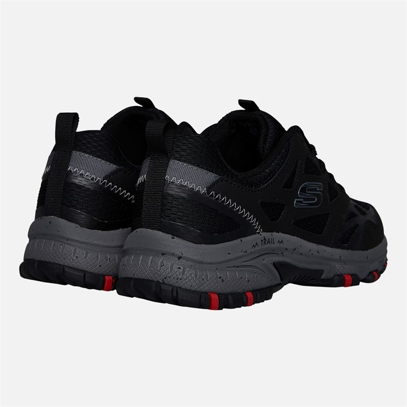 SKECHERS SPORT SKECHERS Mens Hillcrest Vast Adventure Trail Walking Shoes Black/Charcoal - Image 3