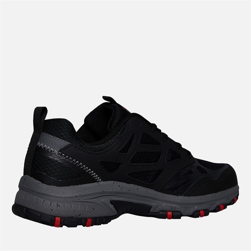 SKECHERS SPORT SKECHERS Mens Hillcrest Vast Adventure Trail Walking Shoes Black/Charcoal - Image 5
