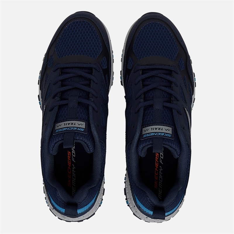 SKECHERS SPORT SKECHERS Mens Hillcrest Vast Adventure Trail Walking Shoes Navy - Image 4
