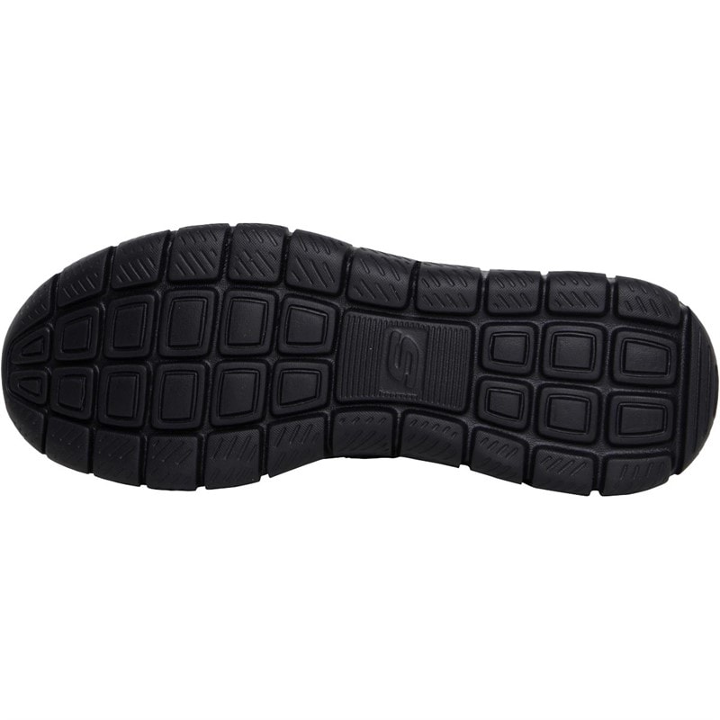 SKECHERS SPORT SKECHERS Mens Track Syntac Trainers Black - Image 2