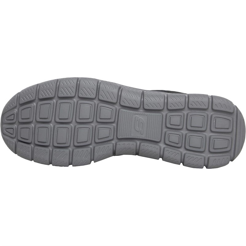 SKECHERS SPORT SKECHERS Mens Track Syntac Trainers Charcoal - Image 2
