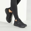 SKECHERS Womens Skechers Summits Suited Trainers Black/Black