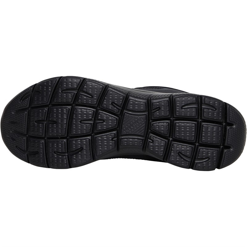 SKECHERS SPORT SKECHERS Womens Skechers Summits Suited Trainers Black/Black - Image 2