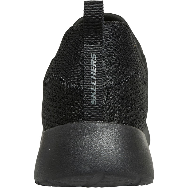 SKECHERS SPORT SKECHERS Mens Dynamight Trainers Black/Black - Image 3