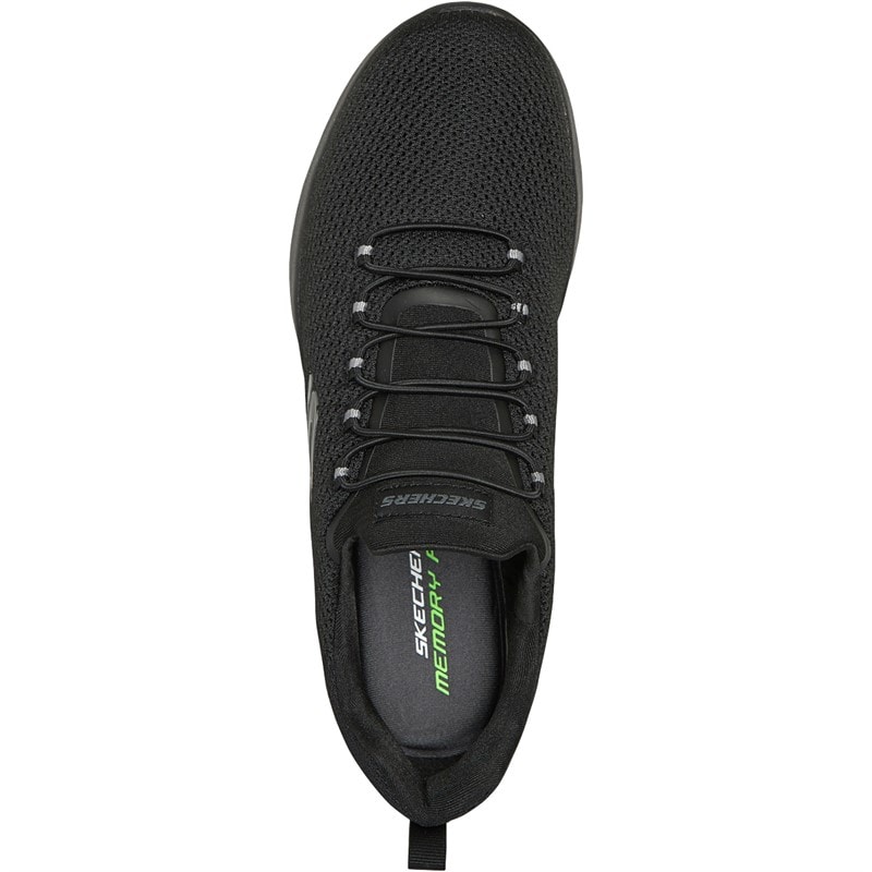 SKECHERS SPORT SKECHERS Mens Dynamight Trainers Black/Black - Image 4