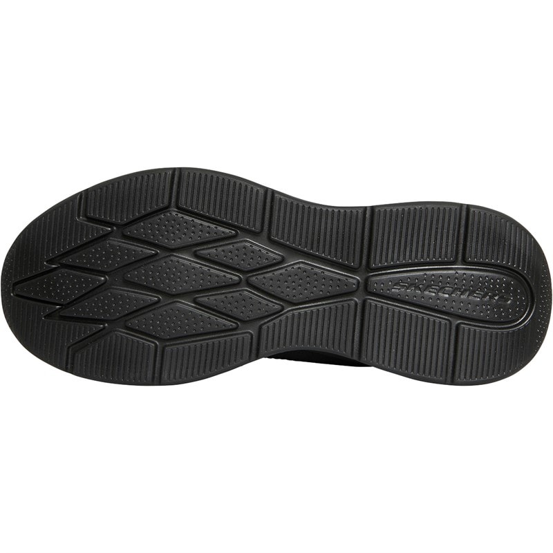 SKECHERS SPORT SKECHERS Mens Squad Air Close Encounter Trainers Black/Black - Image 2