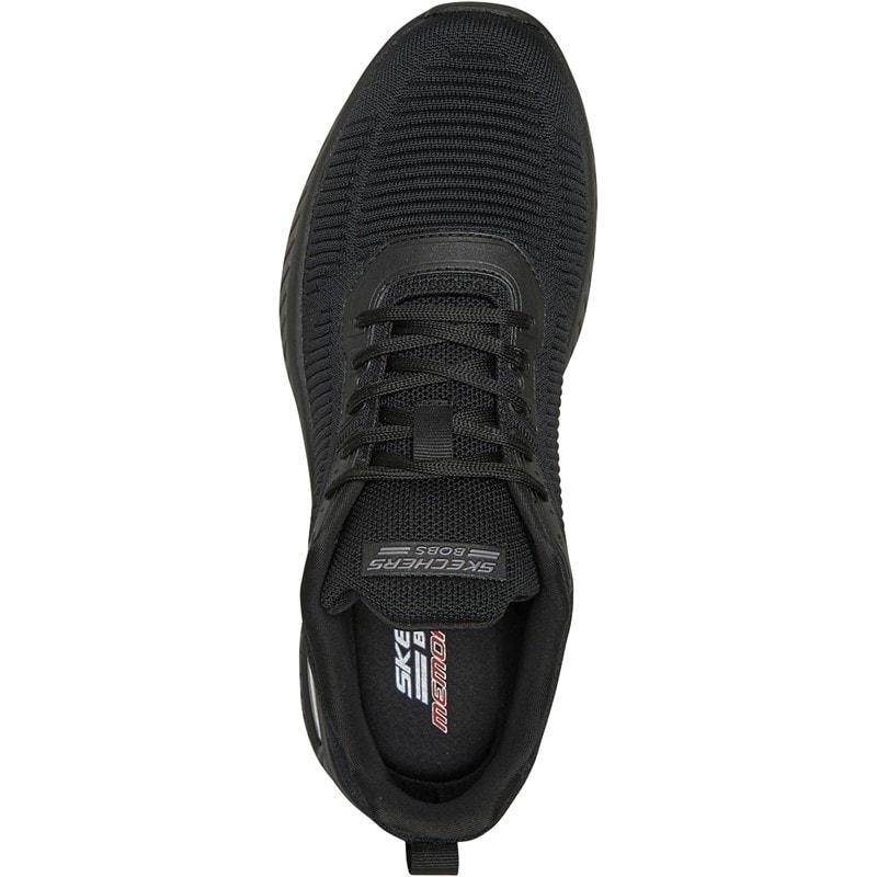 SKECHERS SPORT SKECHERS Mens Squad Air Close Encounter Trainers Black/Black - Image 4