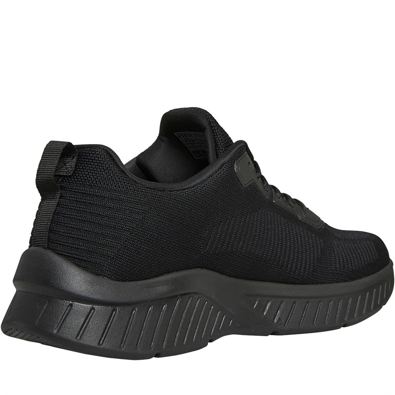 SKECHERS SPORT SKECHERS Mens Squad Air Close Encounter Trainers Black/Black - Image 5