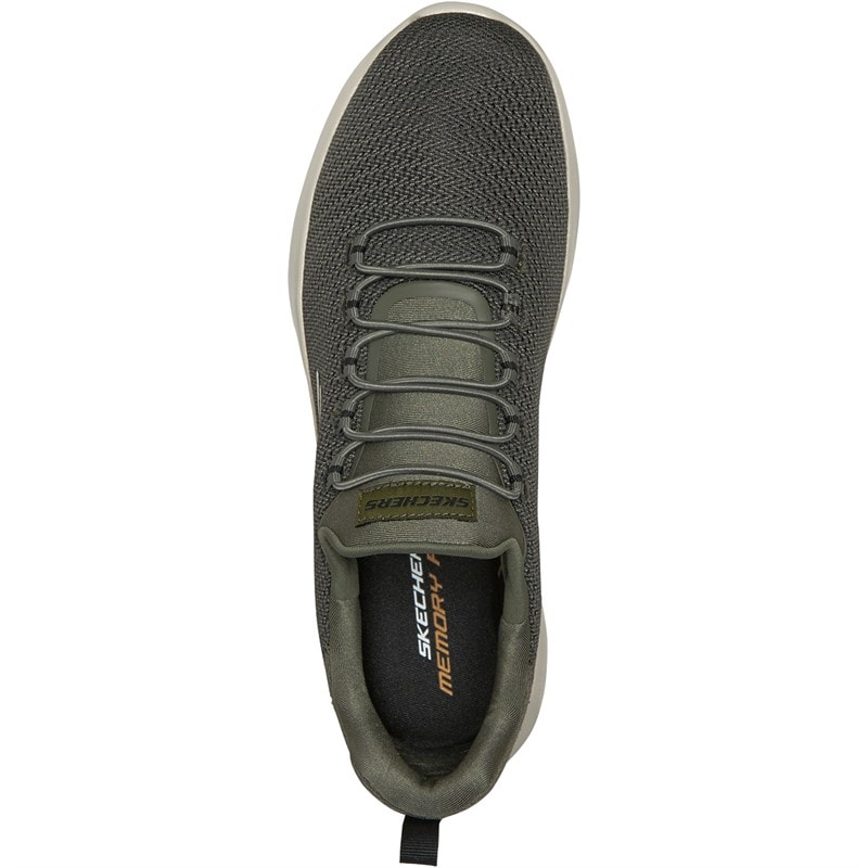 SKECHERS SPORT SKECHERS Mens Dynamight Trainers Olive - Image 4