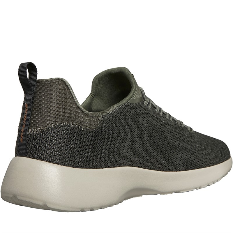 SKECHERS SPORT SKECHERS Mens Dynamight Trainers Olive - Image 5