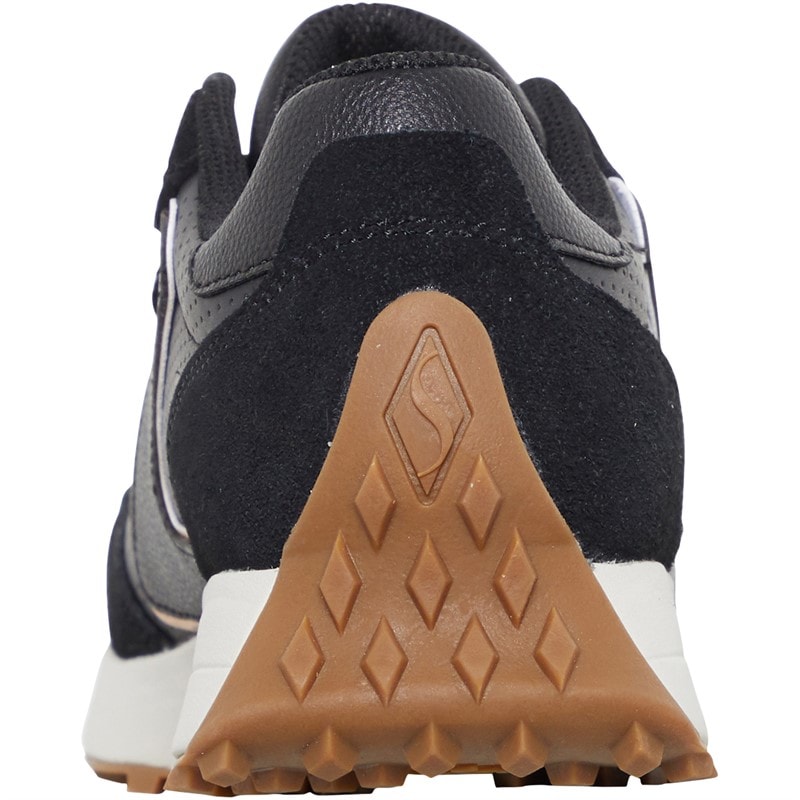 SKECHERS SPORT SKECHERS Womens Gusto Trainers Black/Gold - Image 3