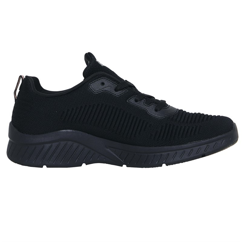 SKECHERS SPORT SKECHERS Womens Bobs Sport Squad Air Close Encounter Trainers Black/Black - Image 5