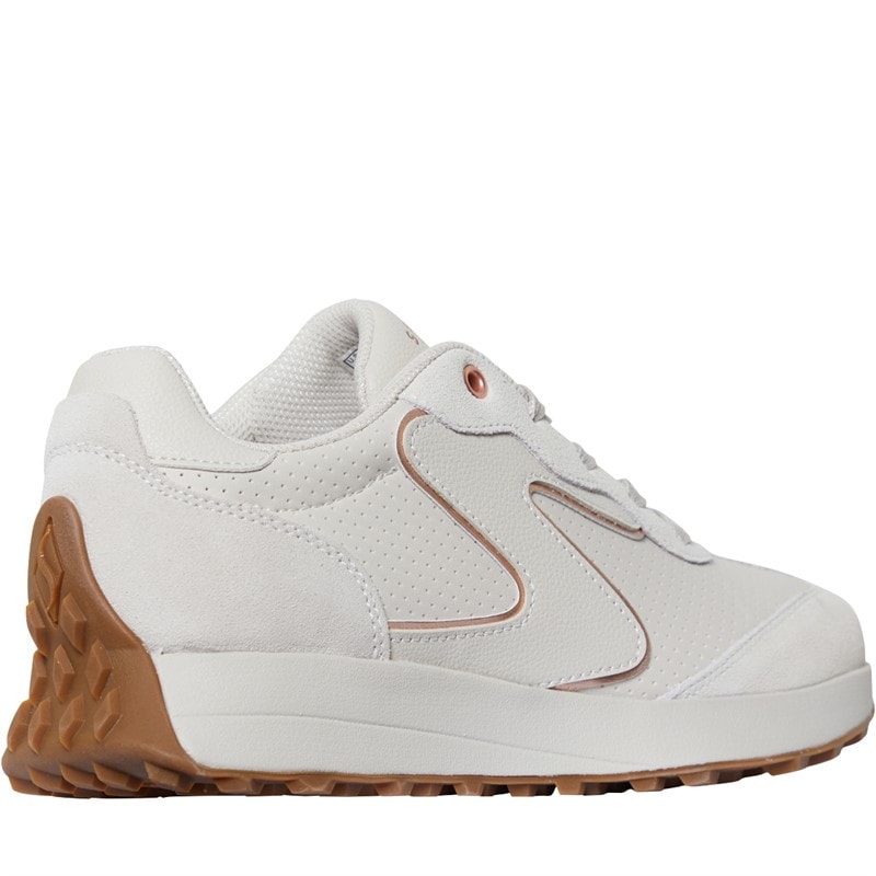 SKECHERS SPORT SKECHERS Womens Gusto Trainers Off White - Image 5