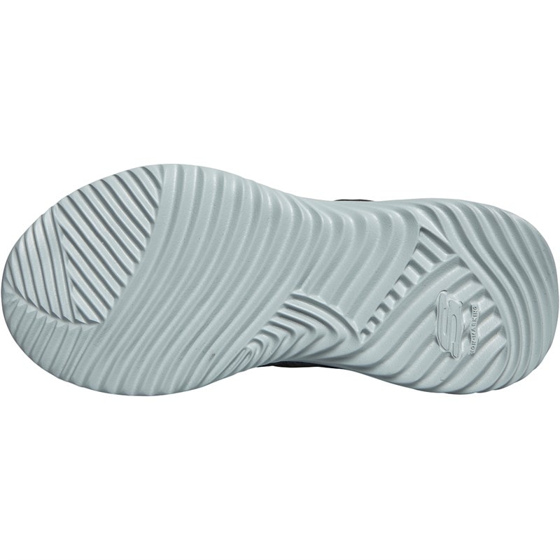 SKECHERS SPORT SKECHERS Junior Boys Bounder Baronik Trainers Charcoal - Image 2