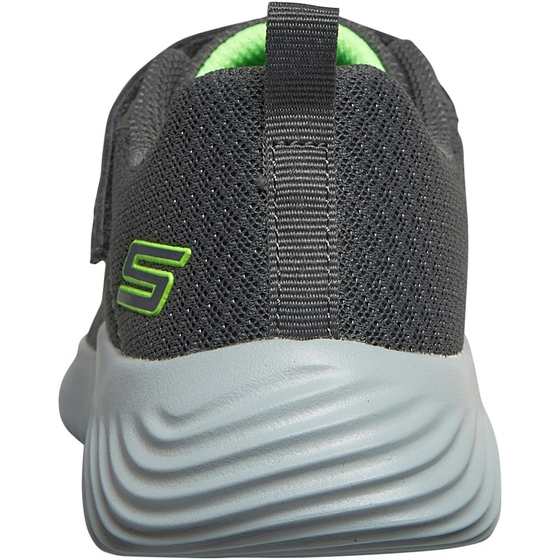 SKECHERS SPORT SKECHERS Junior Boys Bounder Baronik Trainers Charcoal - Image 3