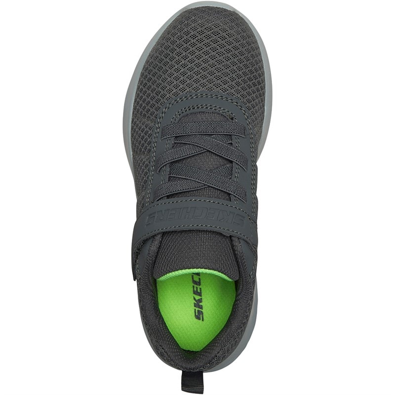 SKECHERS SPORT SKECHERS Junior Boys Bounder Baronik Trainers Charcoal - Image 4