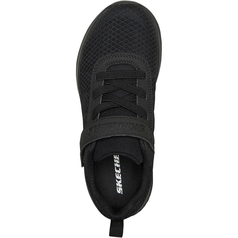 SKECHERS SPORT SKECHERS Junior Boys Bounder Baronik Trainers Black/Black - Image 4