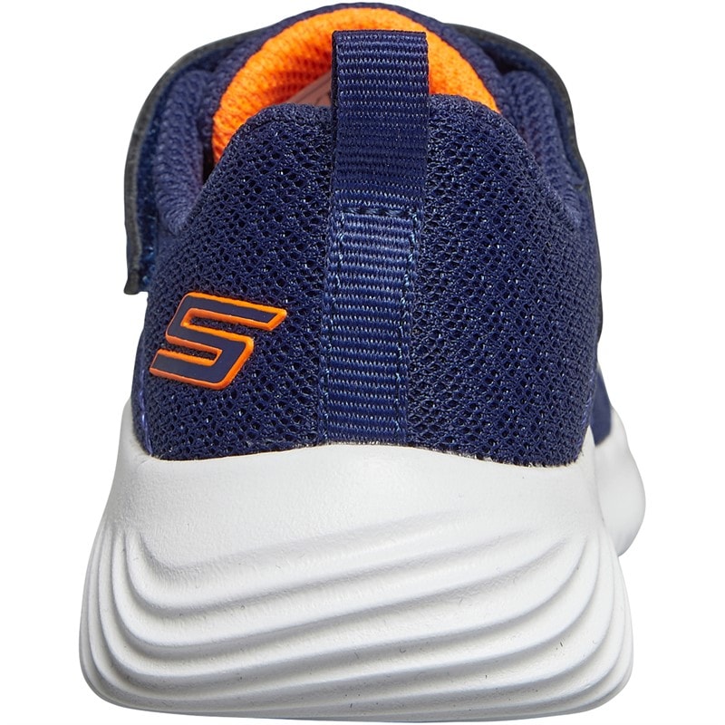 SKECHERS SPORT SKECHERS Infant Boys Bounder Baronik Trainers Navy - Image 3