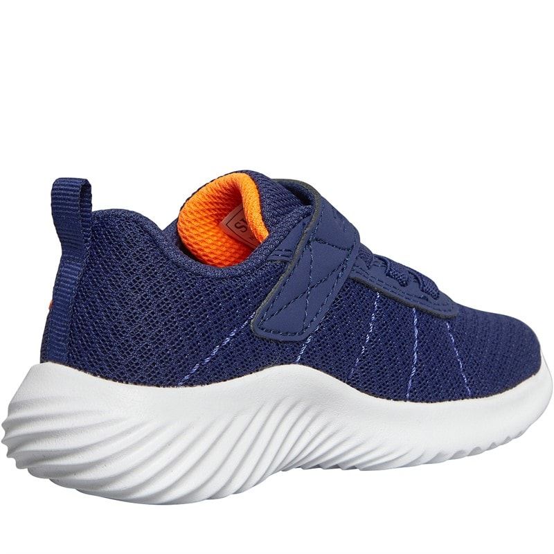 SKECHERS SPORT SKECHERS Infant Boys Bounder Baronik Trainers Navy - Image 5