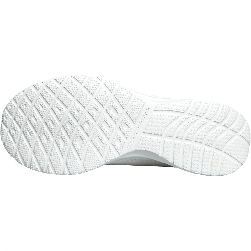 SKECHERS SPORT SKECHERS Womens Dynamight Trainers White - Image 2