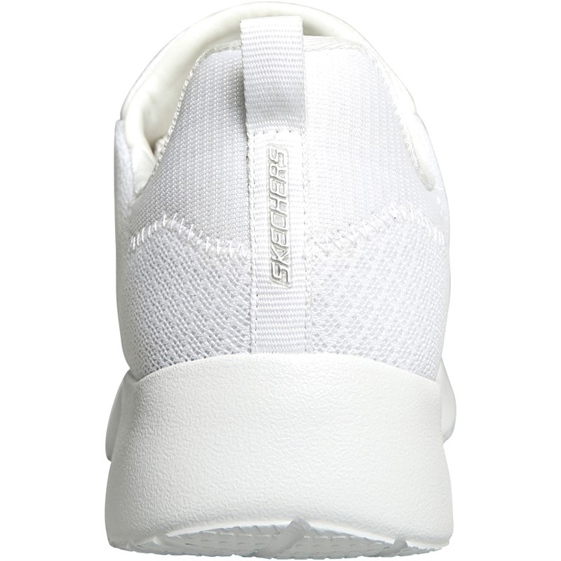 SKECHERS SPORT SKECHERS Womens Dynamight Trainers White - Image 3