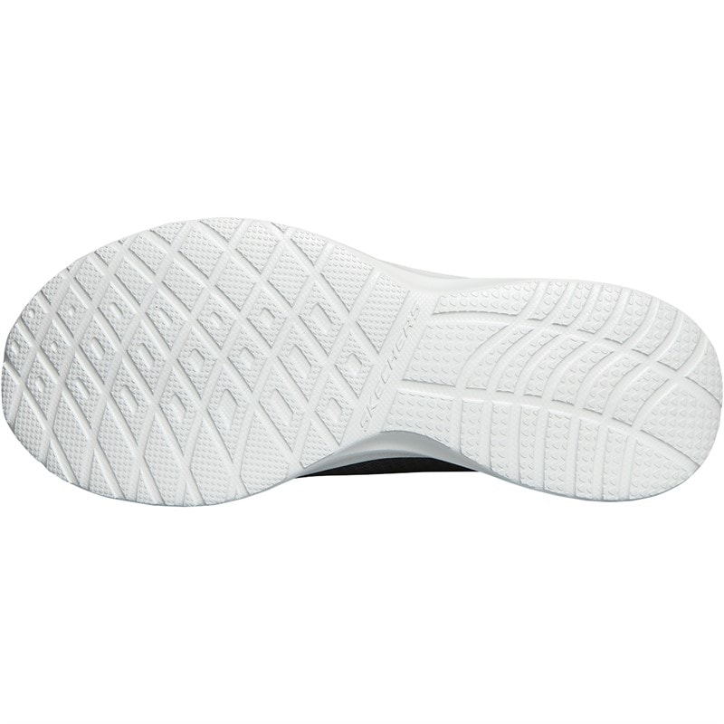 SKECHERS SPORT SKECHERS Womens Dynamight Trainers Black/White - Image 2