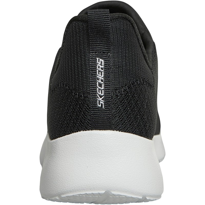 SKECHERS SPORT SKECHERS Womens Dynamight Trainers Black/White - Image 3