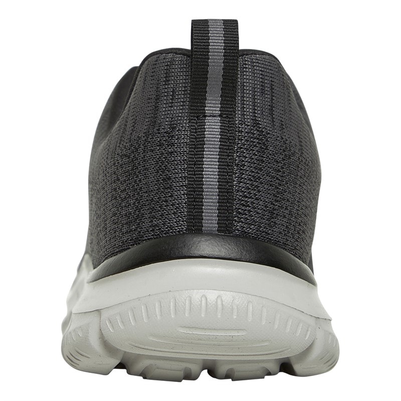 SKECHERS SPORT SKECHERS Mens Track Front Runner Trainers Charcoal/Black - Image 3