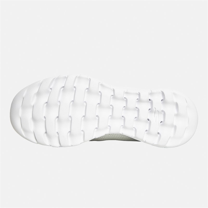 SKECHERS SPORT SKECHERS Womens Go Walk Joy Aurelia Trainers White/White - Image 3
