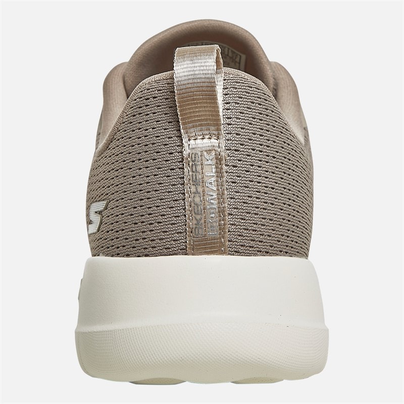 SKECHERS SPORT SKECHERS Womens Go Walk Joy Aurelia Trainers Taupe/White - Image 4