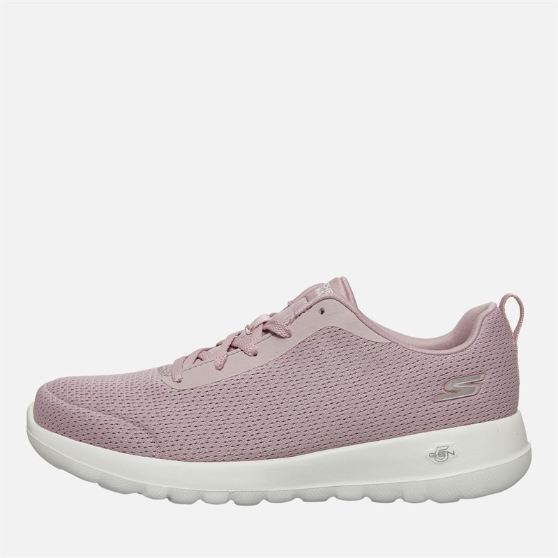 SKECHERS SPORT SKECHERS Womens Go Walk Joy Aurelia Trainers Mauve/White - Image 2