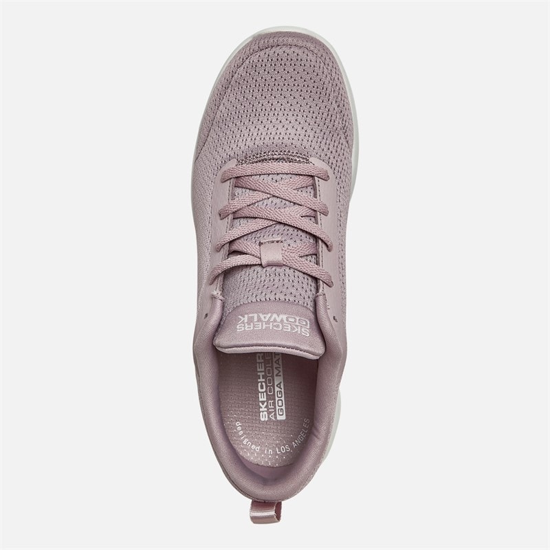 SKECHERS SPORT SKECHERS Womens Go Walk Joy Aurelia Trainers Mauve/White - Image 5