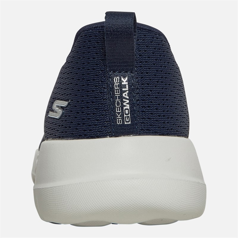SKECHERS SPORT SKECHERS Womens Go Walk Joy Jaylene Trainers Navy/White - Image 4