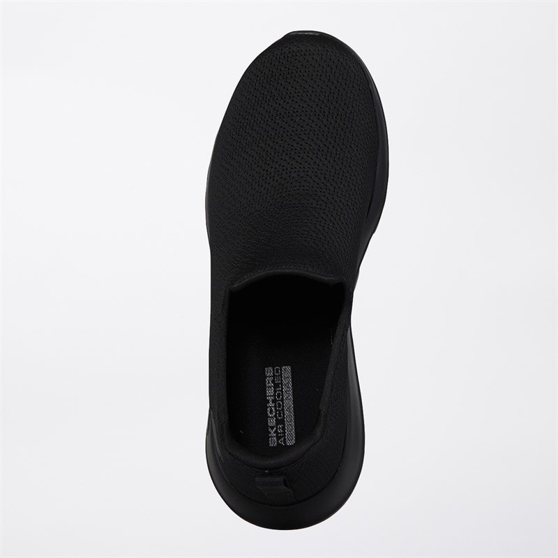 SKECHERS SPORT SKECHERS Mens Go Walk Max Ben Trainers Black/Black - Image 4