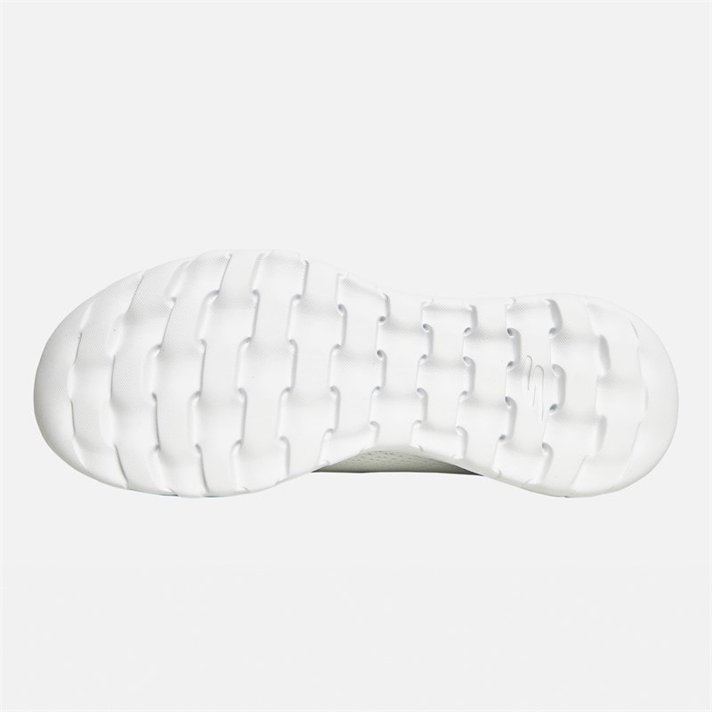 SKECHERS SPORT SKECHERS Womens Go Walk Joy Jaylene Trainers White/White - Image 3