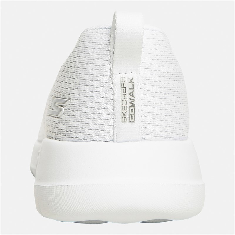 SKECHERS SPORT SKECHERS Womens Go Walk Joy Jaylene Trainers White/White - Image 4
