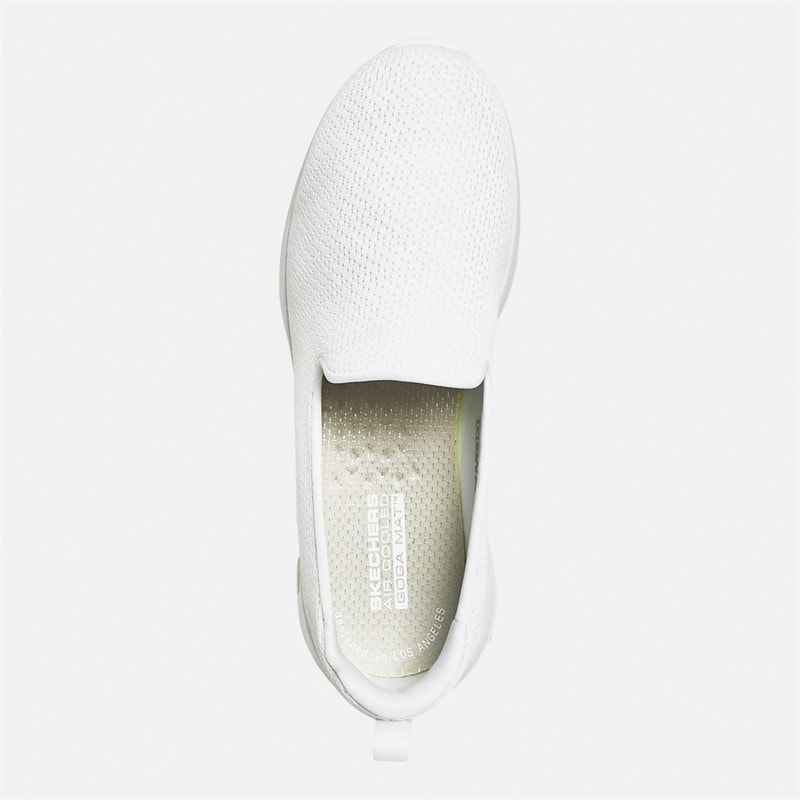 SKECHERS SPORT SKECHERS Womens Go Walk Joy Jaylene Trainers White/White - Image 5