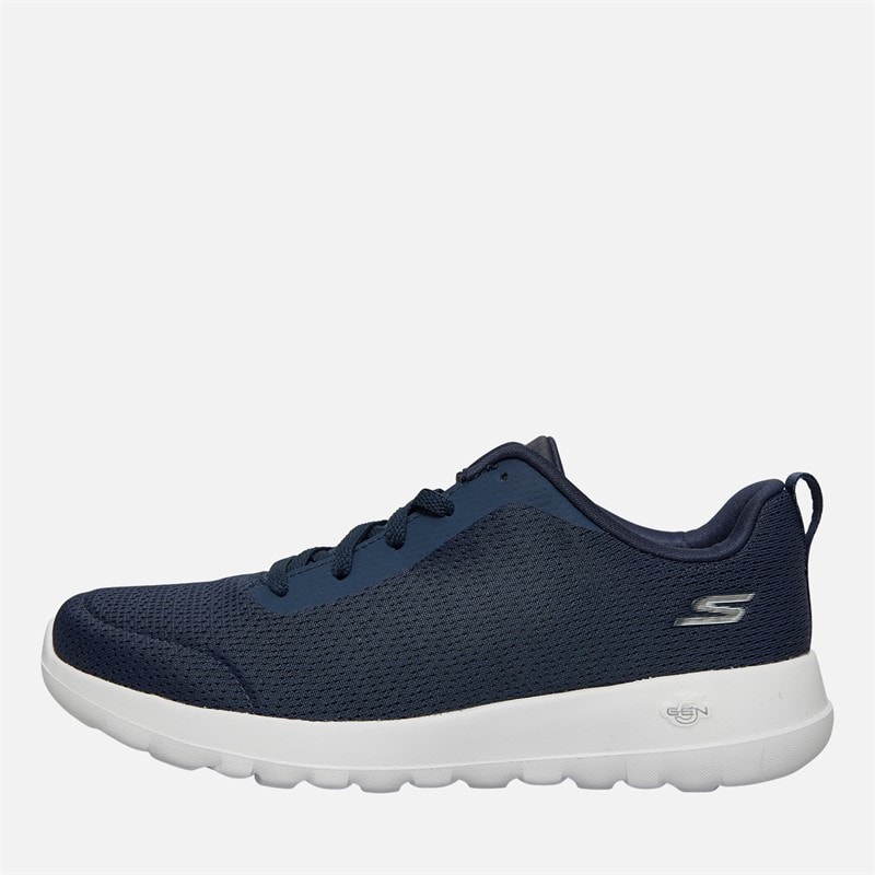 SKECHERS SPORT SKECHERS Womens Go Walk Joy Aurelia Trainers Navy/White - Image 2