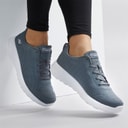 SKECHERS Womens Go Walk Joy Aurelia Trainers Charcoal/White