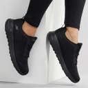 SKECHERS Womens Go Walk Joy Aurelia Trainers Black/Black