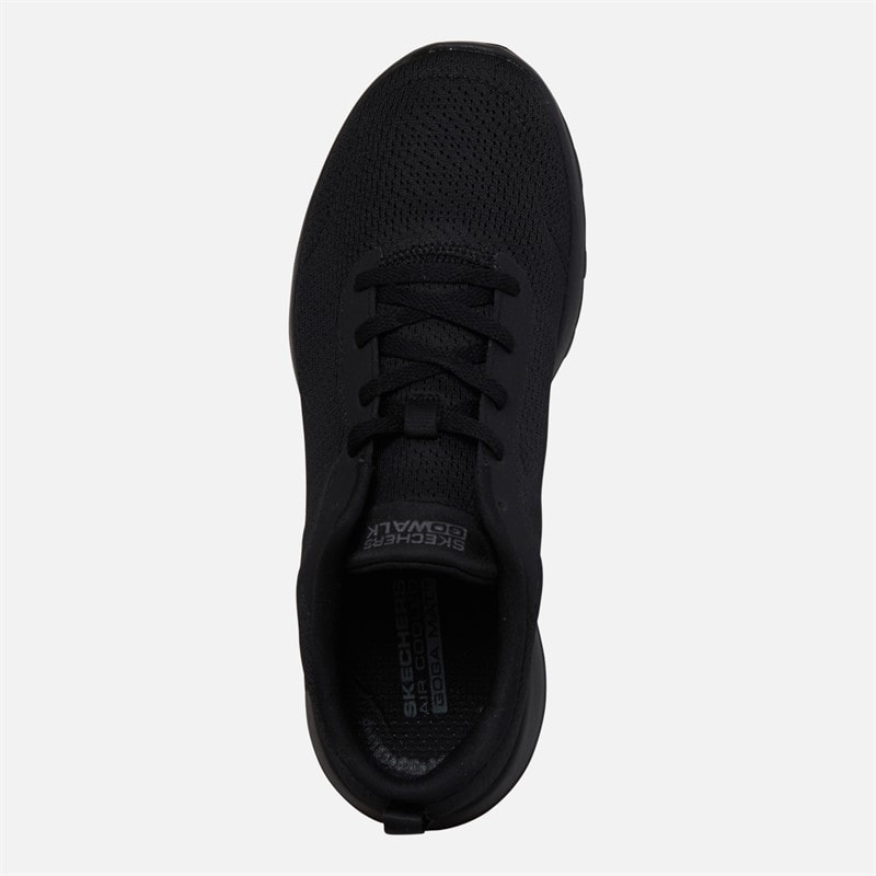 SKECHERS SPORT SKECHERS Womens Go Walk Joy Aurelia Trainers Black/Black - Image 5