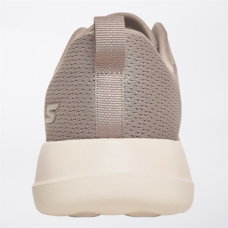 SKECHERS SPORT SKECHERS Mens Go Walk Max Adir Trainers Taupe/White - Image 3