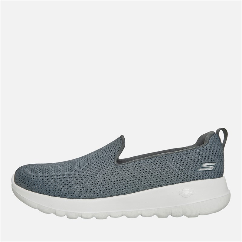 SKECHERS SPORT SKECHERS Womens Go Walk Joy Jaylene Trainers Charcoal/White - Image 2