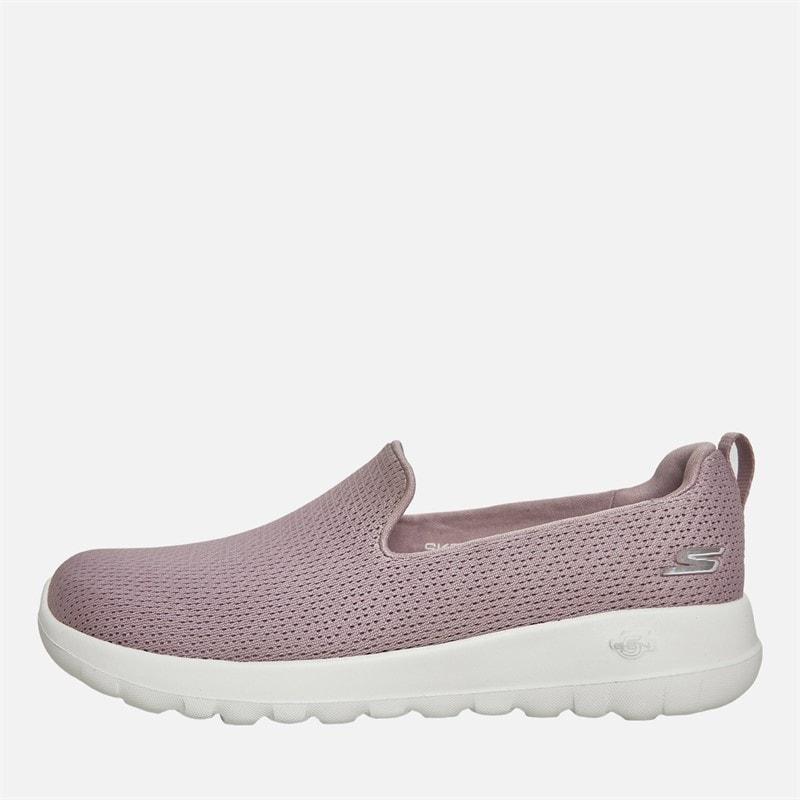 SKECHERS SPORT SKECHERS Womens Go Walk Joy Jaylene Trainers Mauve/White - Image 2