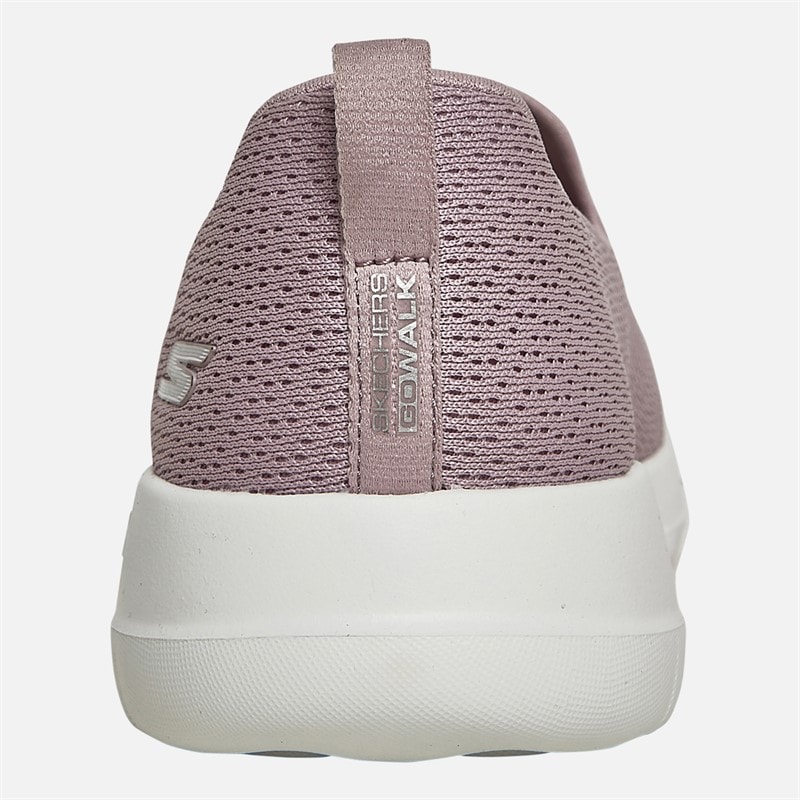SKECHERS SPORT SKECHERS Womens Go Walk Joy Jaylene Trainers Mauve/White - Image 4