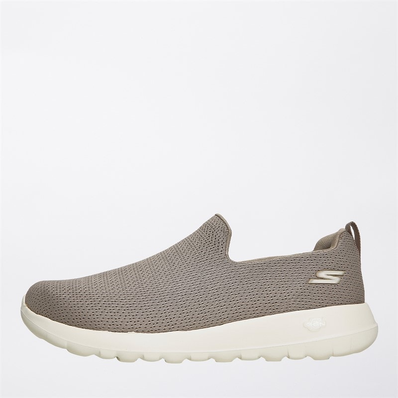 SKECHERS SPORT SKECHERS Mens Go Walk Max Ben Trainers Taupe/White - Image 1
