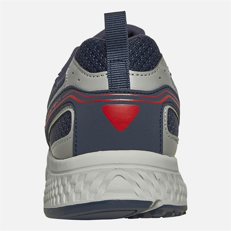 SKECHERS SPORT SKECHERS Mens Go Run Consistent Trainers Navy/Red - Image 3