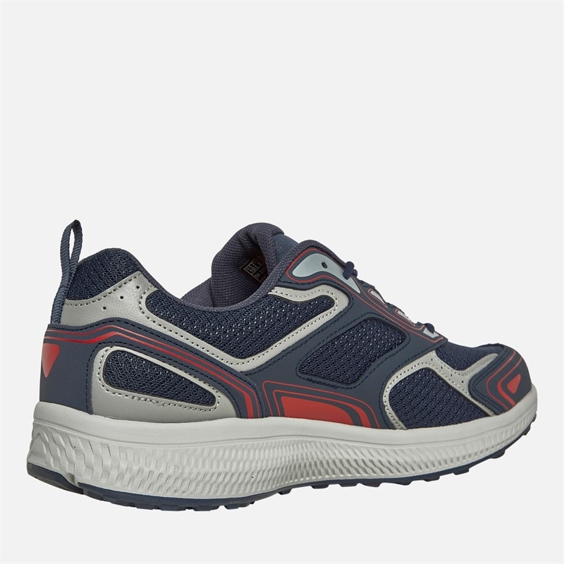 SKECHERS SPORT SKECHERS Mens Go Run Consistent Trainers Navy/Red - Image 5